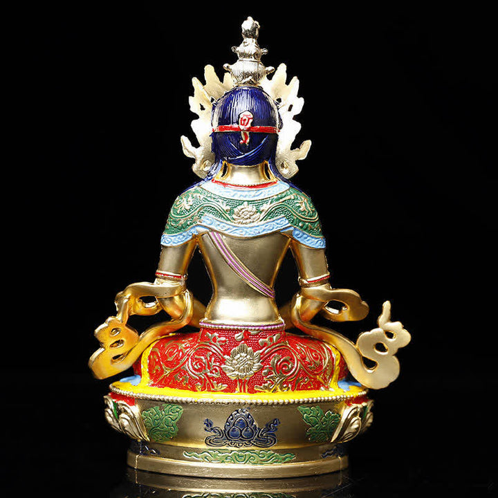 Buddha Stones Longevity Buddha Figurine Serenity Statue Home Decoration - image 4