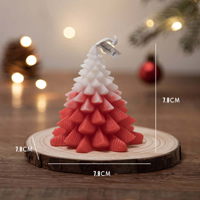 Christmas Tree Scented Soy Wax Candle Gift For Family Friends - image 4