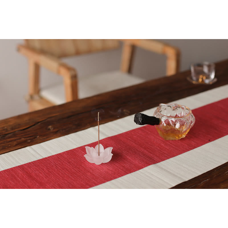 Buddha Stones Mini Lotus Liuli Crystal Healing Meditation Stick Incense Burner - image 19