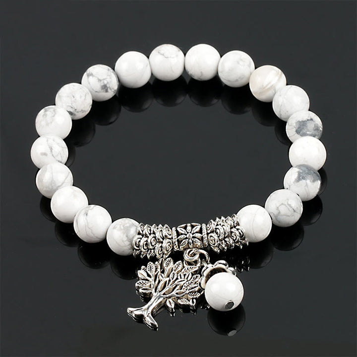 Buddha Stones Natural Gemstone Tree of Life Lucky Charm Stretch Bracelet - image 36