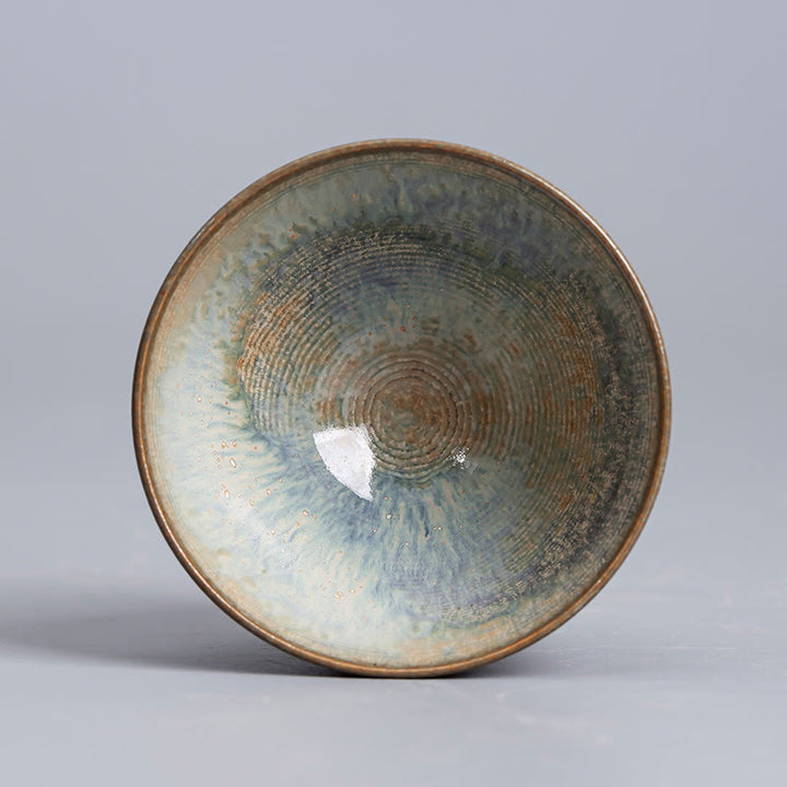 Buddha Stones Jingdezhen Hand Painted Ru Kiln Porcelain Hanfu Girl Flower Ceramic Teacup Kung Fu Tea Cups - image 2