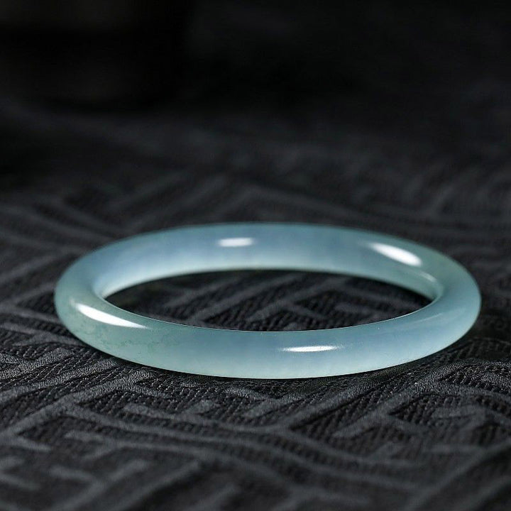 Buddha Stones Natural Jade Healing Blessing Bangle Bracelet - image 7