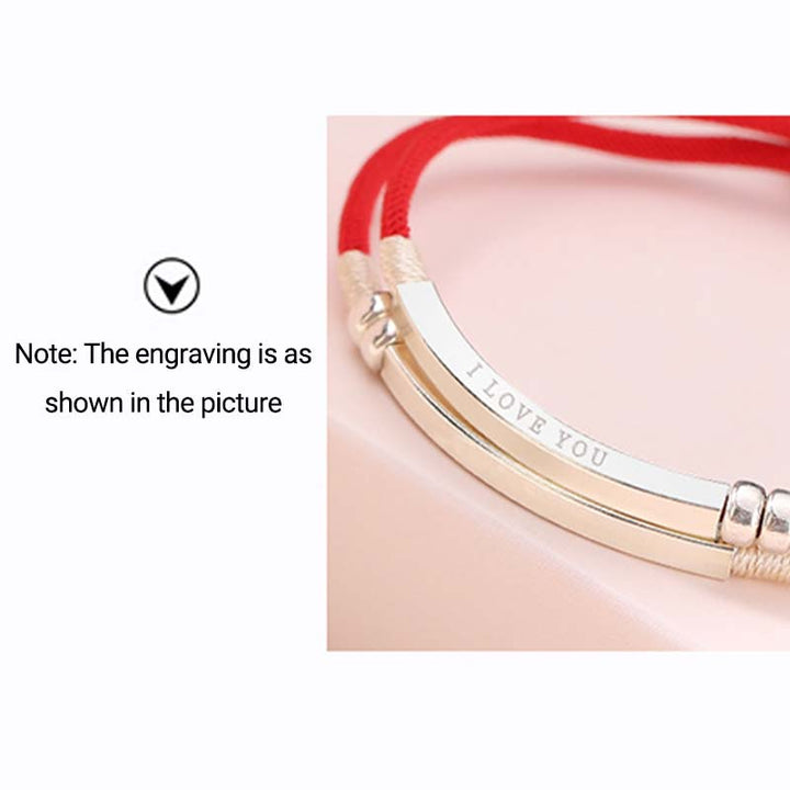 Buddha Stones 925 Sterling Silver Red String Layered Braid Bracelet - image 21