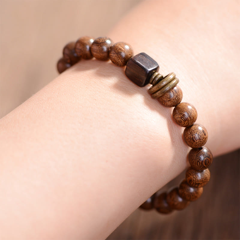 Buddha Stones Phoebe Zhennan Wood Spirituality Bracelet - image 3