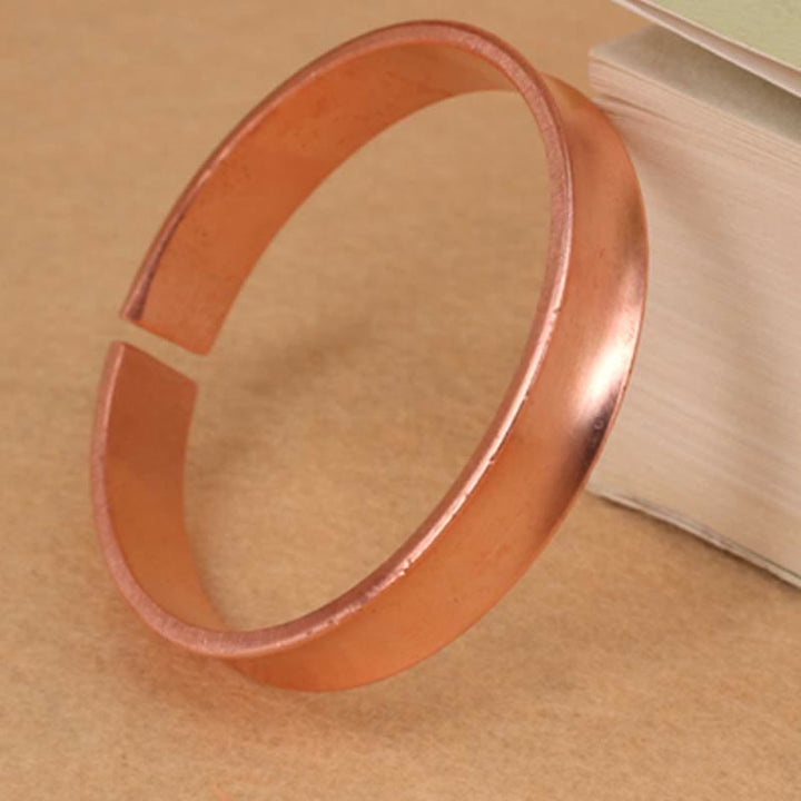 Buddha Stones Copper Wealth Luck Cuff Bracelet Bangle - image 2