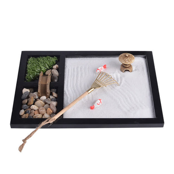Buddha Stones Koi Fish Small Bridge Calm Peace Meditation Zen Garden Decoration - image 10