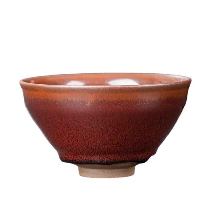 Buddha Stones Vintage Red Brown Chinese Jianzhan Porcelain Teacup Kung Fu Tea Cup - image 6