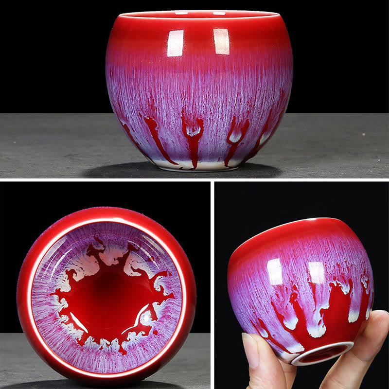 Buddha Stones Chinese Jianzhan Glaze Kiln Change Ceramic Teacup Tenmoku Kung Fu Tea Cup - image 27