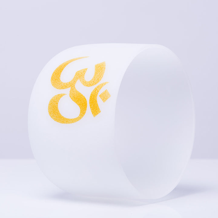 OM Crystal Sound Bowl Meditation Handcrafted for Mindfulness and Protection Singing Bowl - image 2