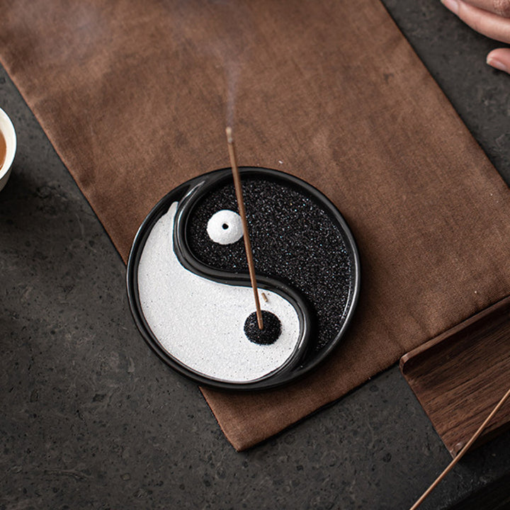 Buddha Stones Yin Yang Zen Balance Incense Holder - image 5