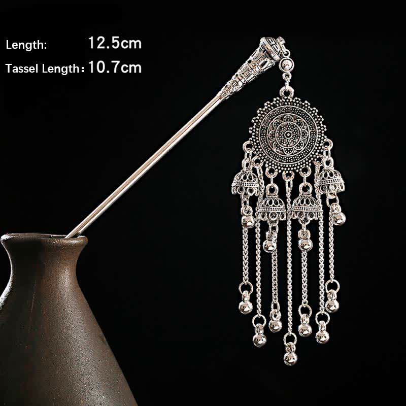 Water Drop Lily of the Valley Flowers Tassels Confidence Hairpin - image 20