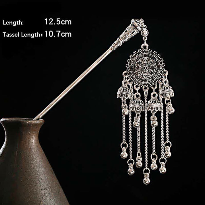 Water Drop Lily of the Valley Flowers Tassels Confidence Hairpin - image 20