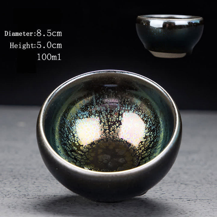 Buddha Stones Vintage Ceramic Teacup Tea Cups - 8.5cm*5.0cm*100ml - image 10