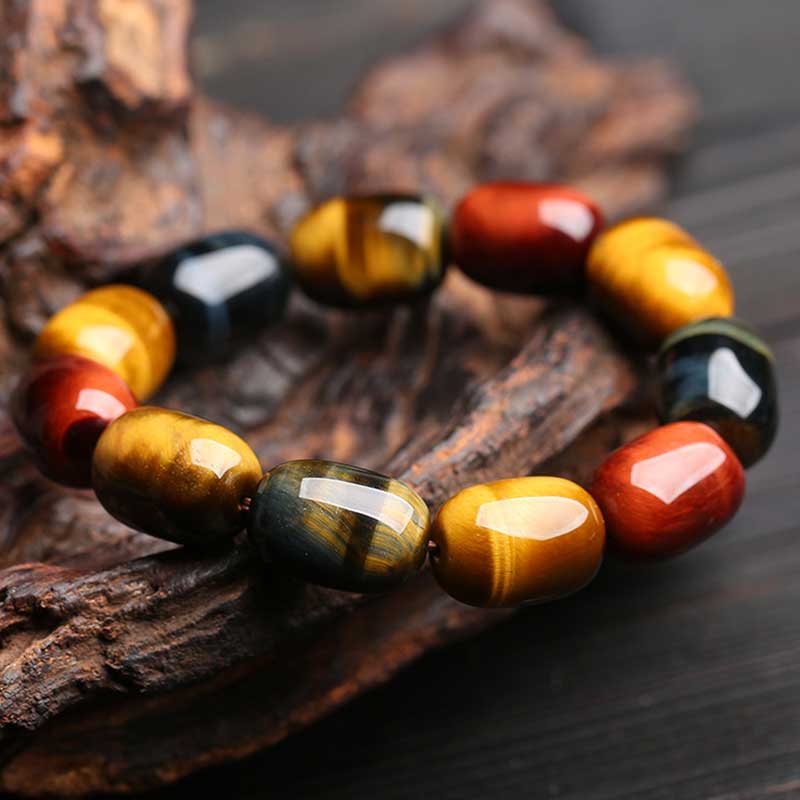 Buddha Stones Natural Tiger Eye Healing Protection Bracelet - image 2