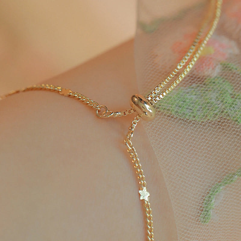 Buddha Stones 14k Gold Plated Green Chalcedony Maple Leaf Courage Strength Bracelet - image 8