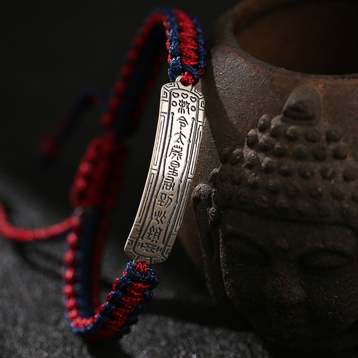 Buddha Stones 925 Sterling Silver Peace Amulet Protection Bracelet - image 2
