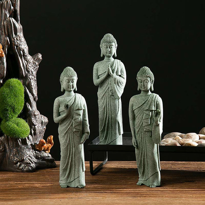 Buddha Stones Tibetan Meditation Contemplation Buddha Serenity Compassion Statue Figurine Decoration - image 16