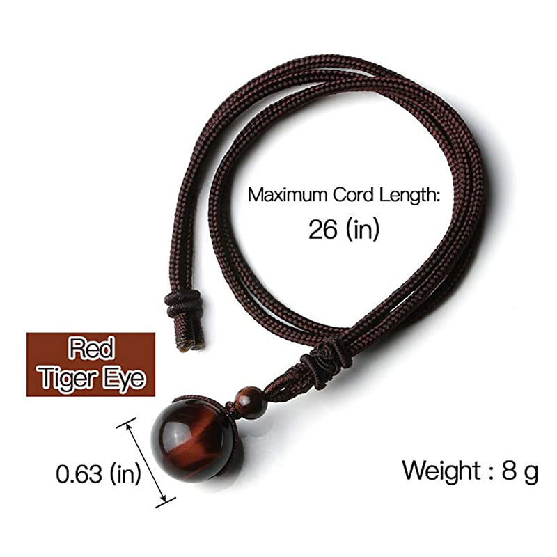 Buddha Stones Tibetan Tiger's Eye Protection Necklace - image 7