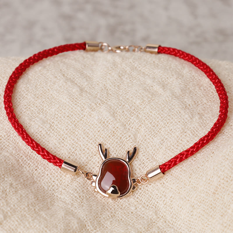 ❗❗❗A Flash Sale- Buddha Stones 925 Sterling Silver Year of the Dragon Natural Red Agate Dragon Attract Fortune Fu Character Strength Bracelet Necklace Pendant Earrings - image 2
