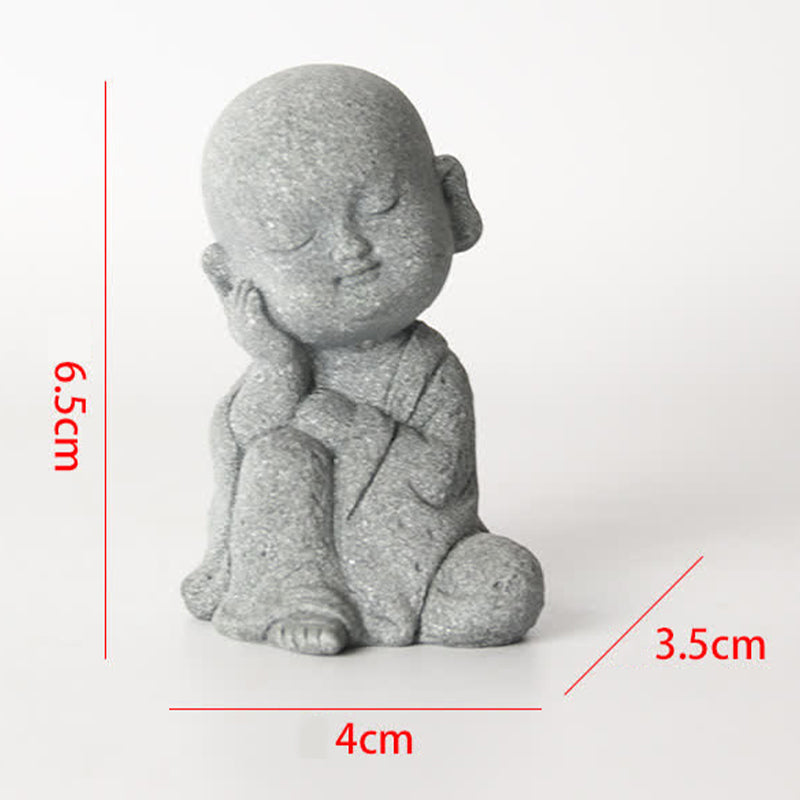 Buddha Stones Meditation Prayer Buddha Statue Compassion Home Decoration - image 3