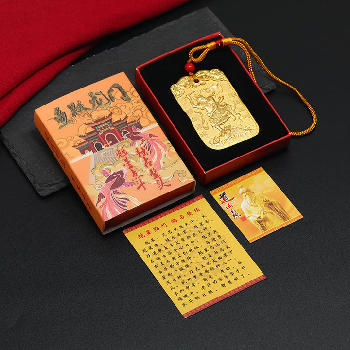 Buddha Stones Feng Shui Auspicious Star Wenchang Pen Pagoda Koi Fish Car Hanging Decoration - image 3