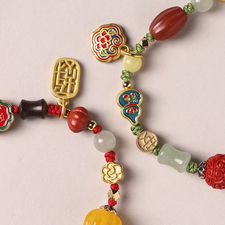 Buddha Stones Tibetan Auspicious Clouds Fortune Happiness Wealth Luck Bracelet - image 8