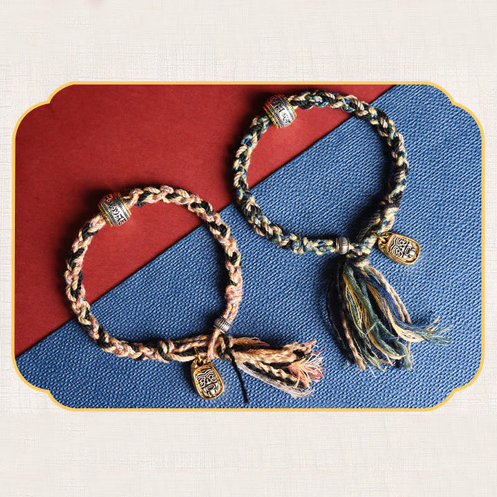 Buddha Stones Zakiram Goddess of Wealth Om Mani Padme Hum Peace Handmade Bracelet - image 9