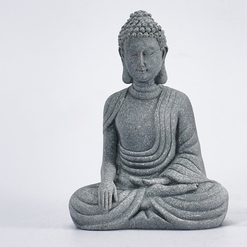 Buddha Stones Sitting Meditation Buddha Blessing Compassion Decoration - Large - Sitting Buddha - image 10