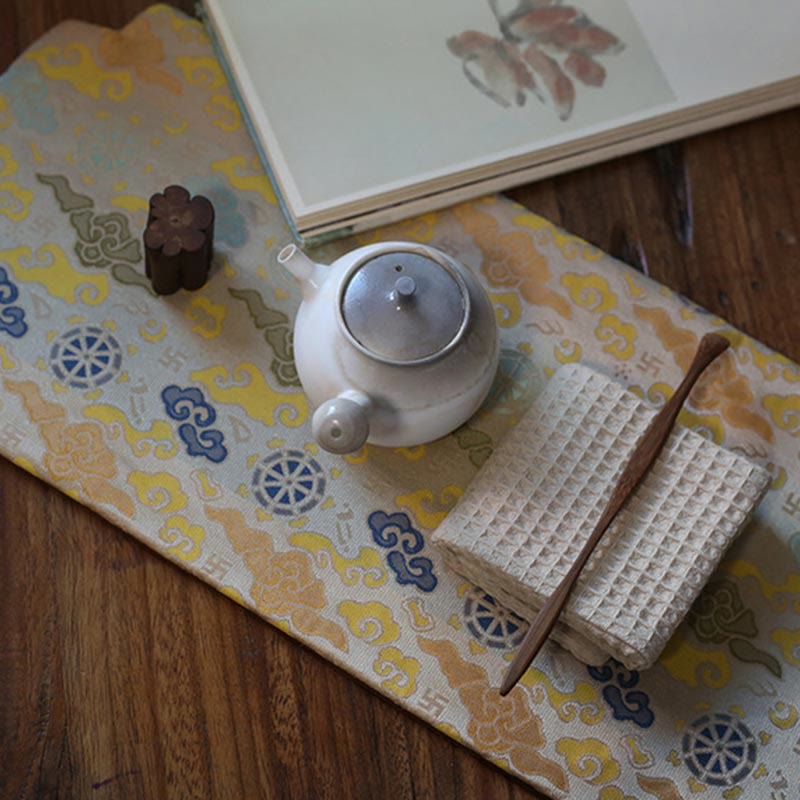 Elegant Floral Brocade Pattern Cup Mat Tea Cup Coaster - image 12