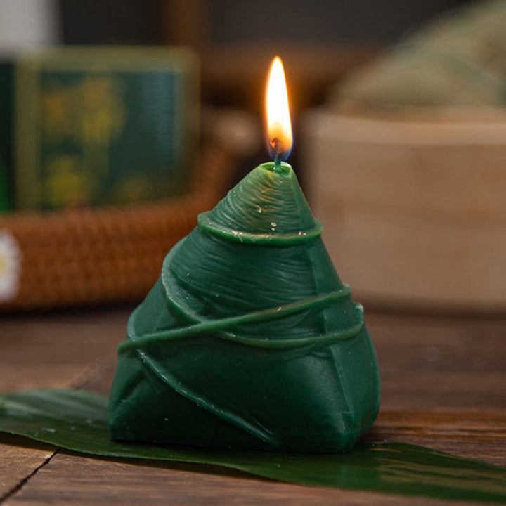 Buddha Stones Dragon Boat Festival Zongzi Pattern Scented Candle Gift For Family Friends - image 4