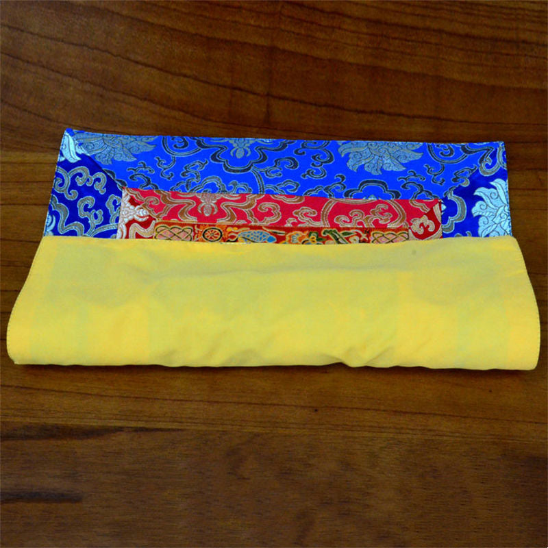 Prayer Altar Mat Meditation Strength Endless Knot Vajra Man-Bcu Kalachakra Auspicious Symbols - image 6