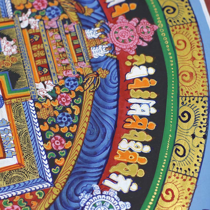 Buddha Stones Tibetan Thangka Painting Blessing Handmade Decoration - image 4