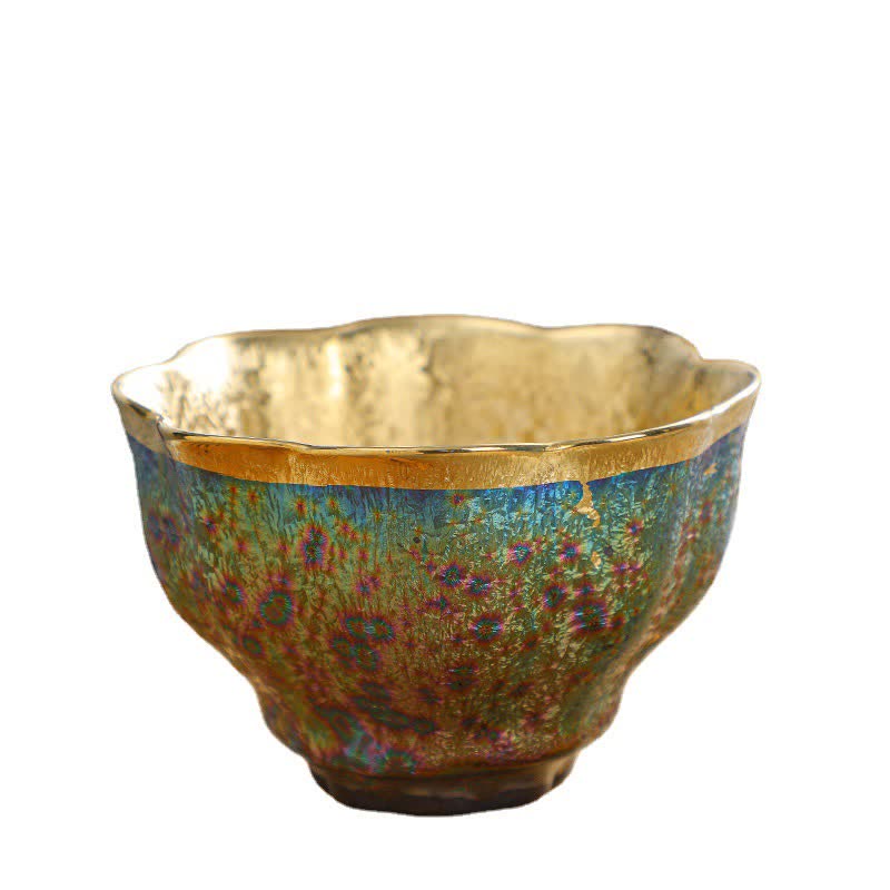 Buddha Stones Colorful Ceramic Teacup Tea Cups - image 9