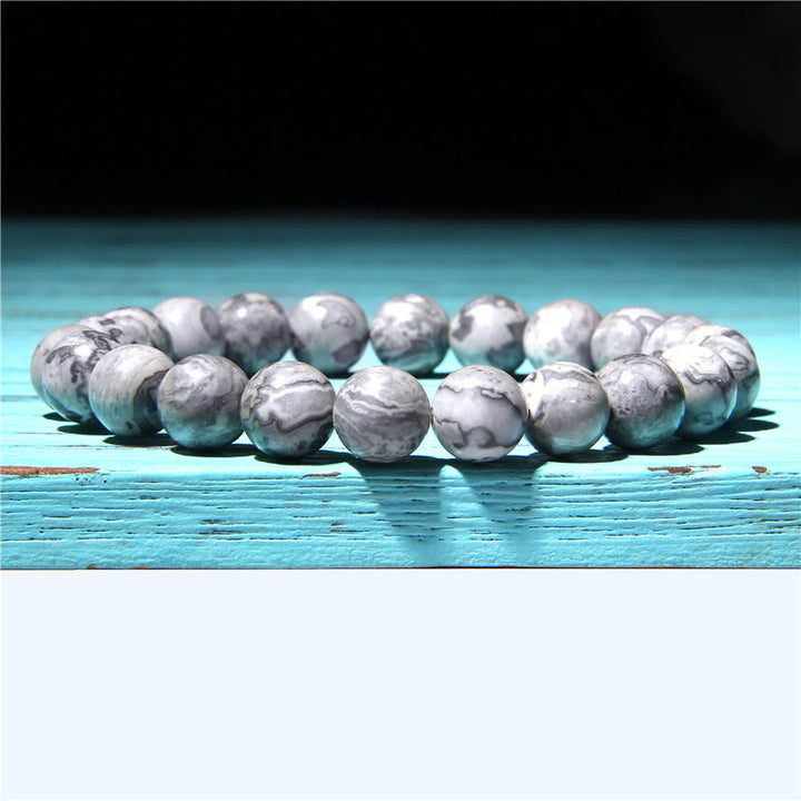 Natural Agate Stone Crystal Balance Beaded Bracelet - image 42