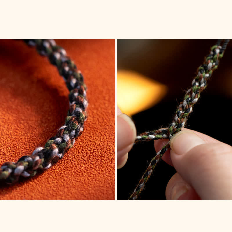 Buddha Stones 990 Sterling Silver Tibetan Handmade Amber Steelyard Weight Wish Protection Bracelet - image 13