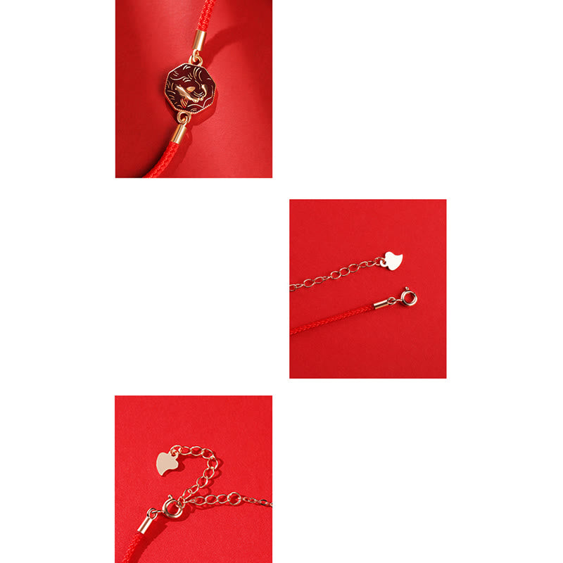 Buddha Stones 925 Sterling Silver Luck Koi Fish Color Change Wealth Handcrafted Braided Bracelet - image 9