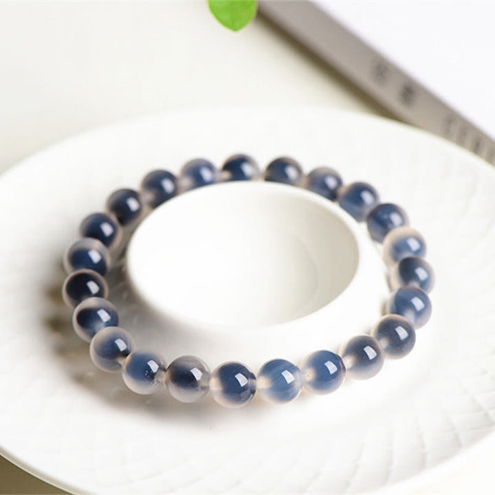 Buddha Stones Natural Colorful Candy Agate Harmony Strength Bead Bracelet - image 4