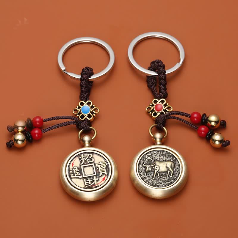 12 Chinese Zodiac Blessing Wealth Fortune Keychain - image 7