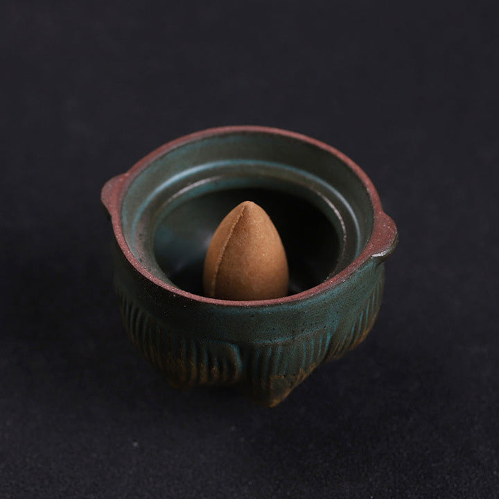 Buddha Stones Lotus Meditation Hanging Incense Burner Decoration - image 4