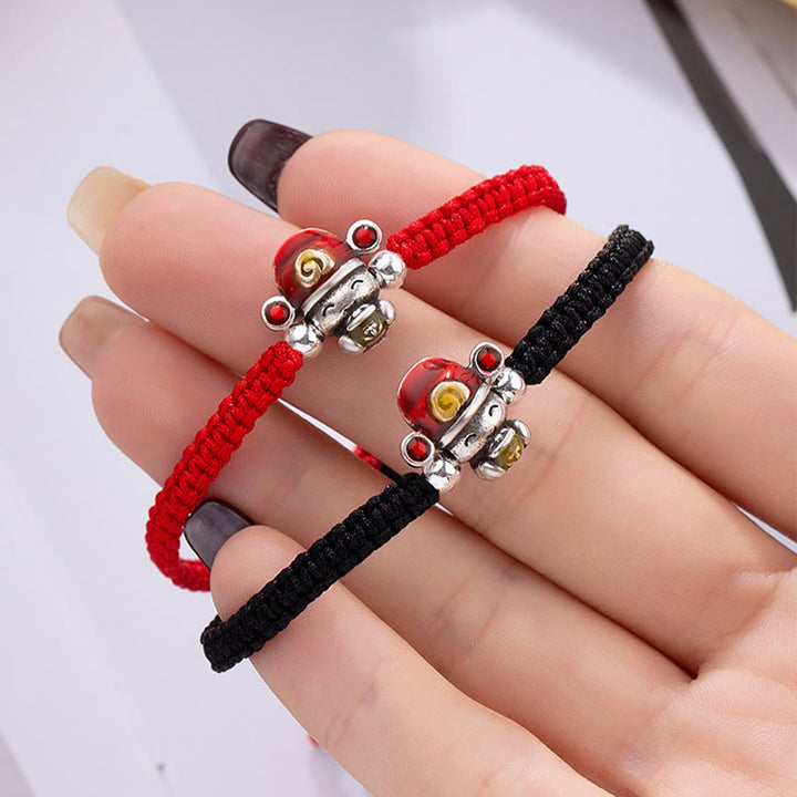Buddha Stones God of Wealth Handmade Thread Luck Strength Braid Bracelet - image 8