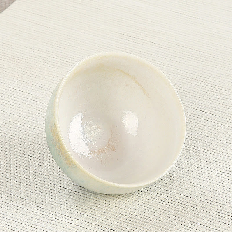 Buddha Stones Creative Green Ceramic Teacup Kung Fu Tea Cups - image 11