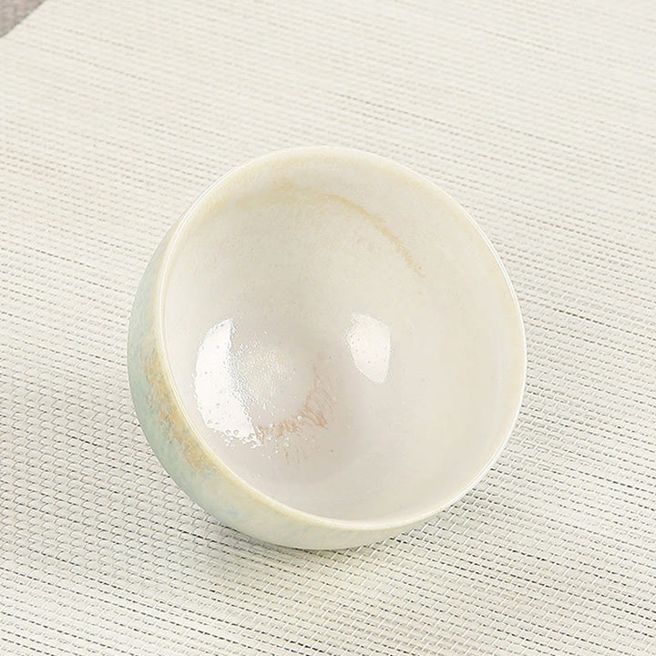 Buddha Stones Creative Green Ceramic Teacup Kung Fu Tea Cups - image 11