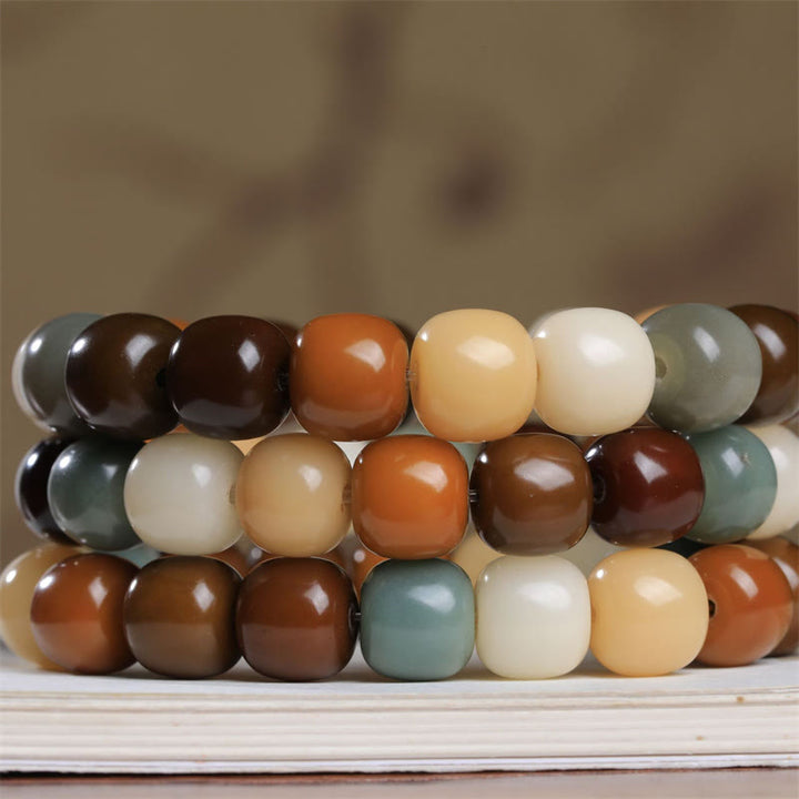 Buddha Stones Multicolored Bodhi Seed Keep Away Evil Spirits Bracelet - image 3