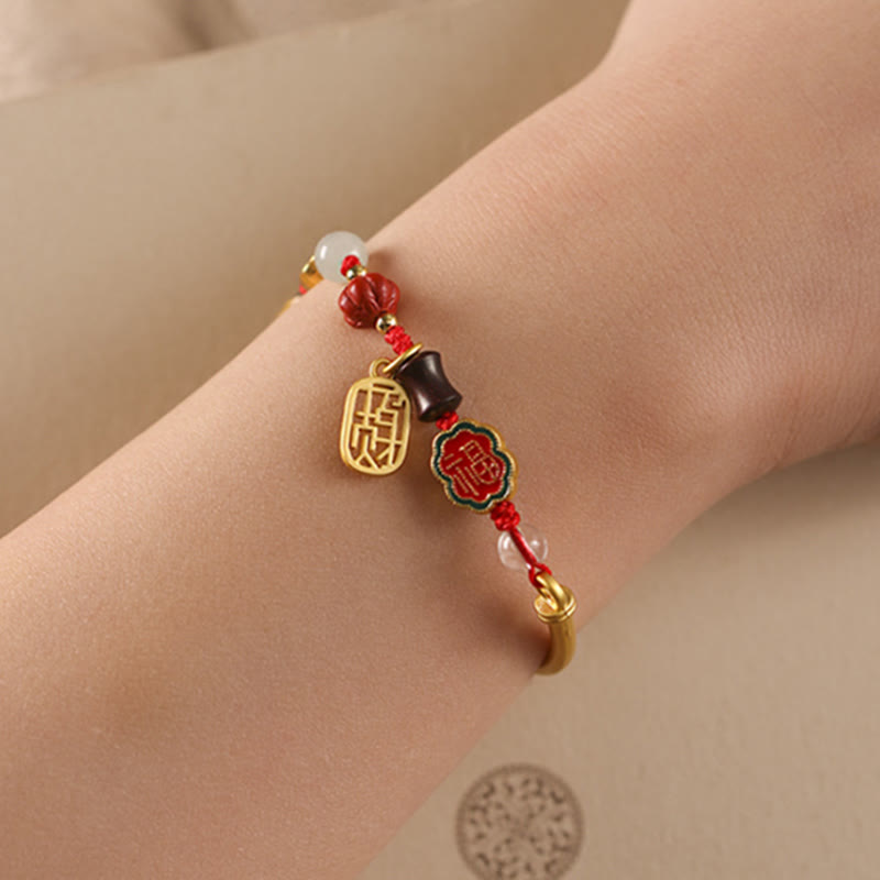 Buddha Stones Tibetan Auspicious Clouds Fortune Happiness Wealth Luck Bracelet - image 11