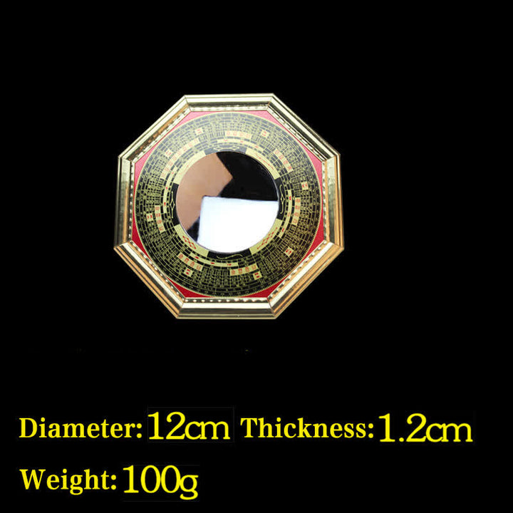 Feng Shui Bagua Map Balance Harmony Living Room Energy Map Mirror - 12cm Bagua Map Concave Mirror - image 5