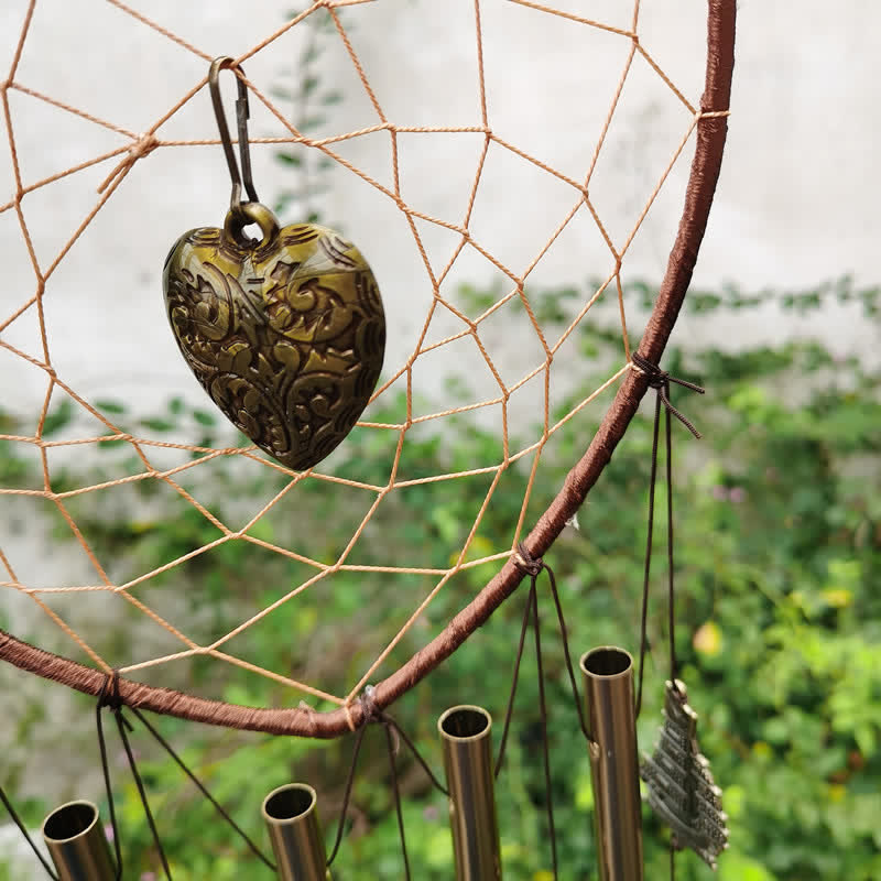 Buddha Stones Dream Catchers Love Elephant Boat Wall Hanging Chime Bell Handmade Home Decoration - image 2