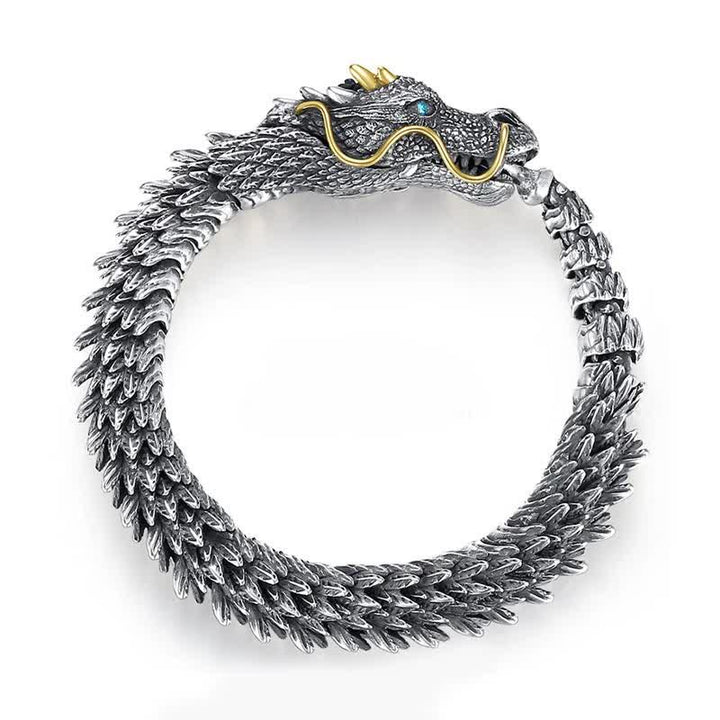 Buddha Stones Nordic Dragon Handmade Amulet Luck Protection Chain Bracelet - image 7