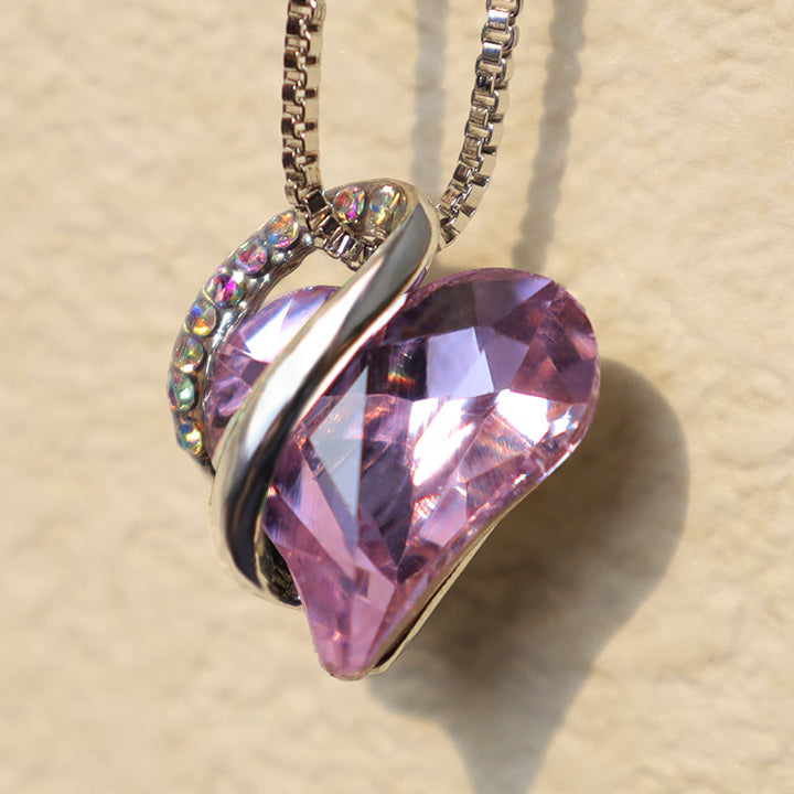 Buddha Stones Love Heart Birthstone Healing Energy Necklace Pendant - image 24