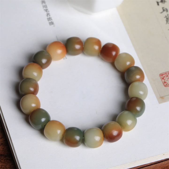 Buddha Stones Colorful Bodhi Seed Peace Wisdom Bracelet - image 2