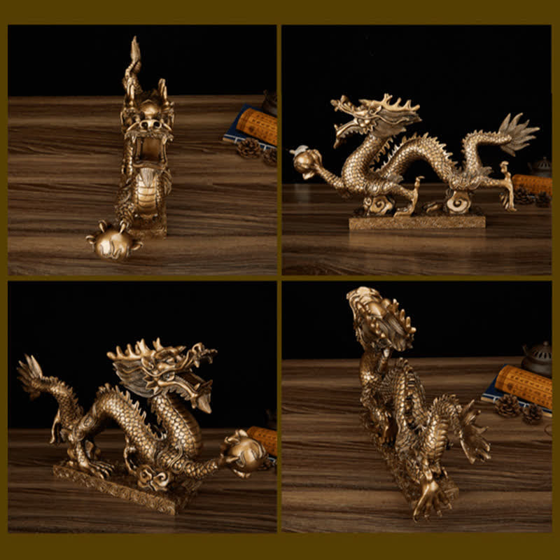 Buddha Stones Feng Shui Dragon Auspicious Cloud Wealth Luck Decoration - image 19